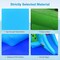 Blue Green Inflatable Water Slide with Double Slides Climbing Wall Splash Pool